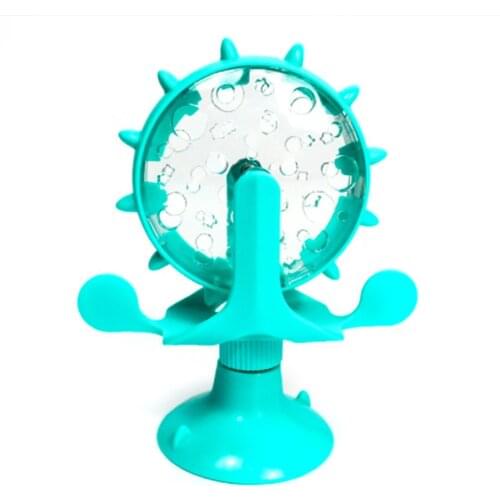 Portable Size Automatic Pet Toy Interactive Cat Toys Treat Leaking Toy Dispenser Cat Self Teaser Stick Pet Products