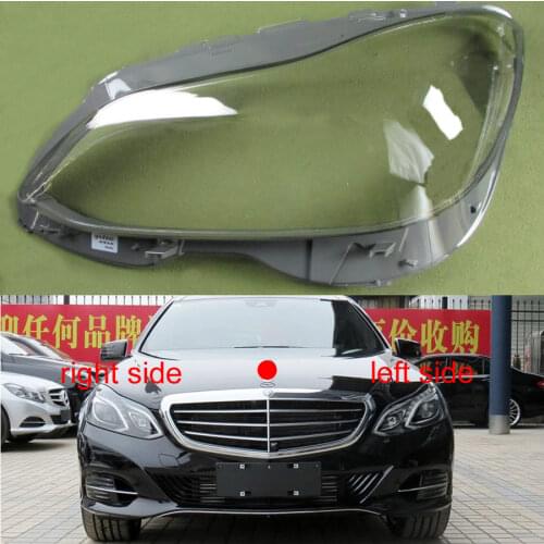 Transparent Lampshade Lamp Shade Front Headlight Shell For 2014 2015 Benz W212 E200L E260L E280L E300L E350L