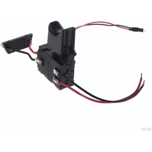 Electric Drill Dustproof Speed Control Push Button Trigger Switch DC 7.2-24V Switches