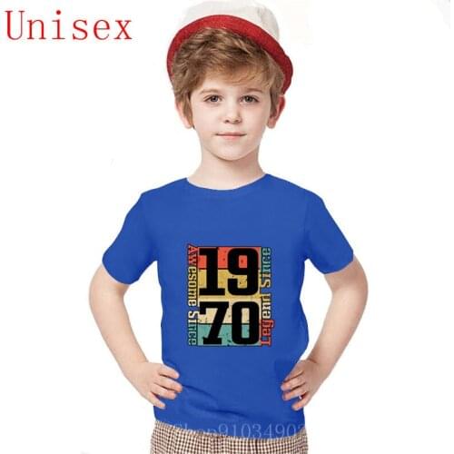 48th Birthday Shirt Awesome Since 1970 boy clothes Costumes clothes for toddler kid clothes girls tops boys clothing