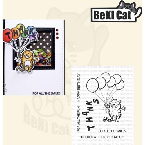 Happy thanks pick me up Clear Stamps for DIY Scrapbooking/Card Making Fun Decoration Supplies