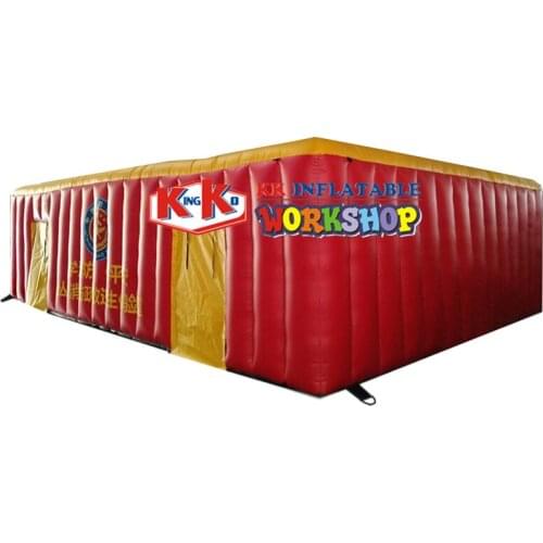 Smoke Inflatable escape experience red tent