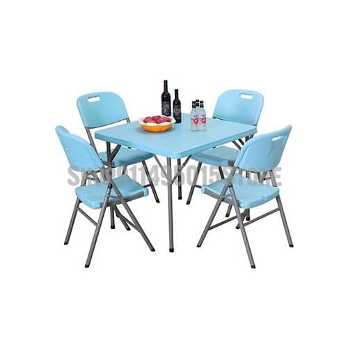 Folding Dining Table Square Household Dining Table Outdoor Simple Square Mahjong Table And Chair Portable Fire Small Square Tabl