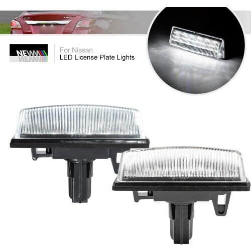 Car Rear License Plate Light Canbus LED Plate License Light For Nissan TEANA J31 TEANA J32 Car Tail Number Plate Light