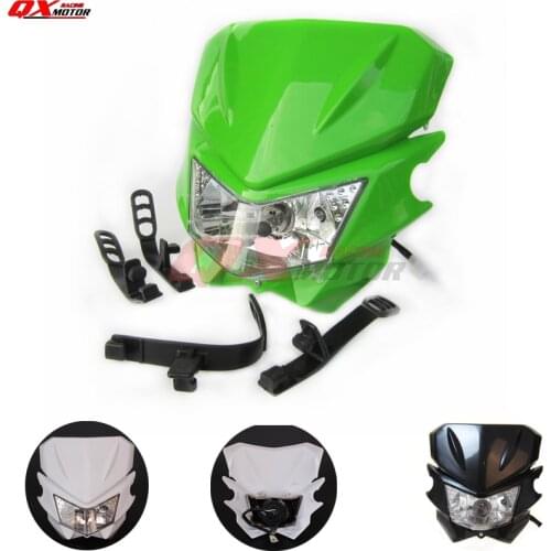 Universal 12v 35w Vision Headlight Fit FOR KLX 110 KLX 150 KLX 250 Off Road Dirt Pit Bike Motocross motorcycle