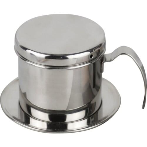 Vietnam Coffee Dripper Filter Coffee Maker Portable Carved Refined Zhongyuan Ice Coffee Filter Drip Pot