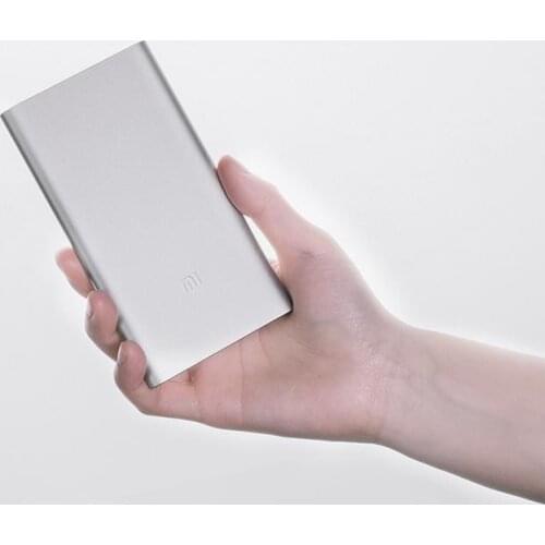 XiaoMi 5000mAh Powerbank 11mm Ultrathin Li-Polymer USB 5v 2.1A External Battery Anodic Oxidation Aluminum Metal Shell for iPhone