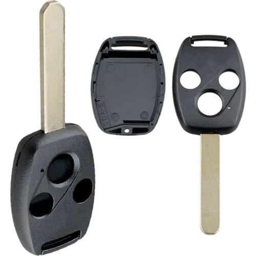 Auto Car Remote Key Shell Case Replacement 3 Buttons Car Remote Key Shell Fit for Honda Accord Civic CRV Pilot Fit