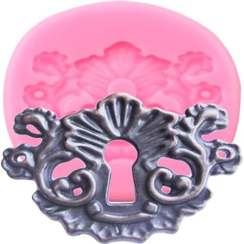 Keyhole Cake Border Silicone Molds Fondant Cake Decorating Tools Cupcake Topper Candy Polymer Clay Chocolate Gumpaste Moulds