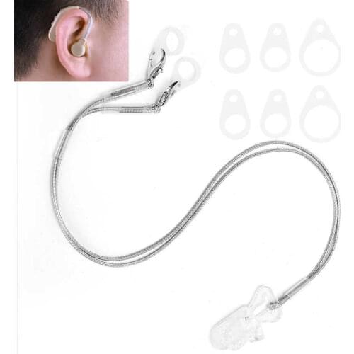 1 Set Hearing Aid Anti-Lost Rope Portable Ear Care Hearing Aids Hanging Strap Rope Adjustable Secure Lanyard For Hearing Loss