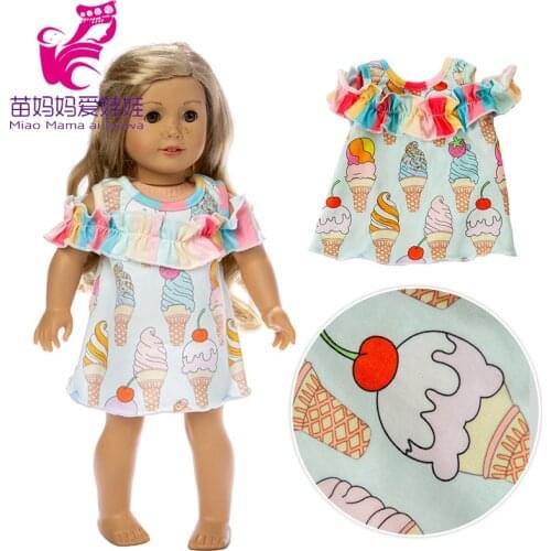 18 inch doll dress for 43cm new born baby doll wear 18 inch american doll clothes
