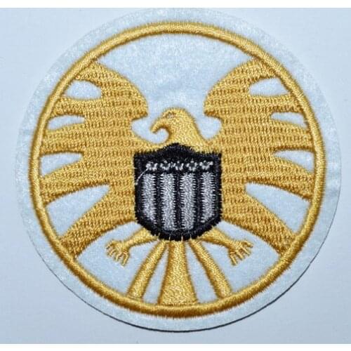 Gloden German Eagle Iron On patch Shirt Hat Jean shoes Applique (size is about 6.5 cm)