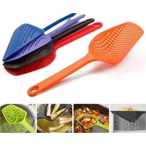 40PCS scoop colander Drain Vegies Scoop Basket vegetable water strainer cooking utensil