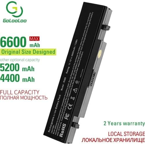 Golooloo 6 cells laptop battery for Samsung R465 R466 R467 R468 R470 R478 R480 R507 R510 R517 R518 R519 R520 R522 R540 R580 R620