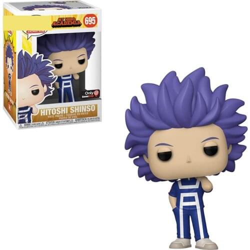Anime My Hero Academia Shinso Hitoshi Model Combat Form Action Figure Toys For Children Birthday Gift Movie Fans Collection