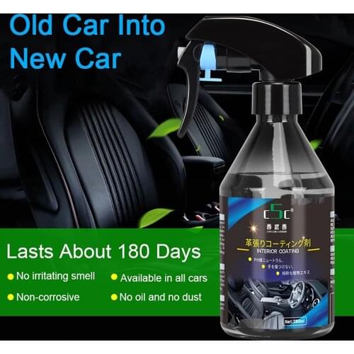 Car Leather Cleaner 260ml Best Seat Plastic Repair Kit Conditioner Auto Cleaning Interior Parts Cleaner for Cars Renovation