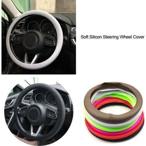 Car Silicone Steering Wheel Cover For Nissan Teana ALTIMA X-Trail Qashqai Livina Sentra Sylphy Tiida Sunny March Murano Dayz IMx