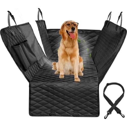 Dog Car Seat Cover Waterproof Pet Transport Dog Carrier Car Backseat Protector Mat Car Hammock For Small Large Dogs