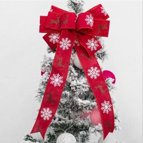 Four style 5m DIY Christmas bow festival decoration venue gift box ribbon green red/gold yellow/brown color beautiful ribbons