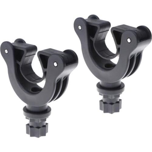 2Pcs Paddle Holder for Stand Up Paddle Boards and Kayaks Deck Side Track Mounted,Inner Hexagon Base