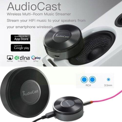 For Audiocast M5 For DLNA Airplay Adapter Wireless Wifi Streamer Receiver Streamer For Spotify Music Audio Speaker Audio Mu P0L4