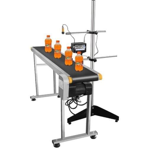 Factory production line online print automatically/ hand jet handheld thermal inkjet printer with conveyor belt sensor and stand