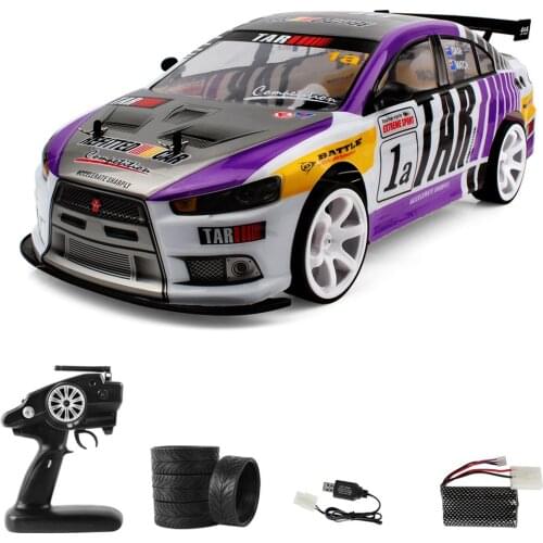 1: 10 4WD Remote Control High Speed Car Drift Race Sports Car Upgrade Version High Speed Drift Birthday Gift
