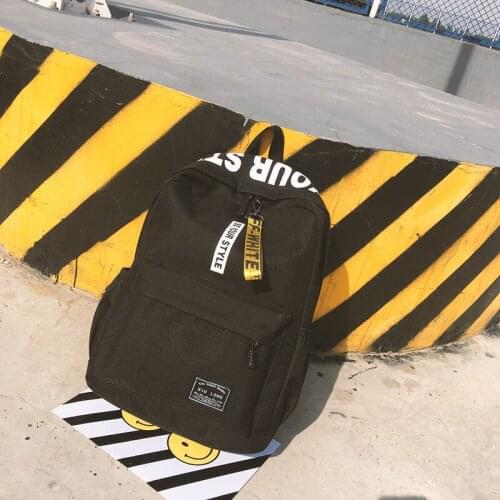 Xiulong Canvas Backpack Korean Fashion Computer Backpack Travel bag for female high school students backpack for middle school s