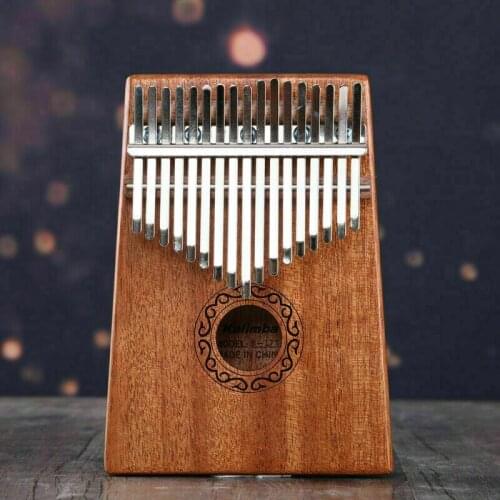 Kalimba Thumb Piano 17 Key Finger Piano High-Quality Wood Mahogany Body Musical Instrument With Learning Book Instruments Beginn