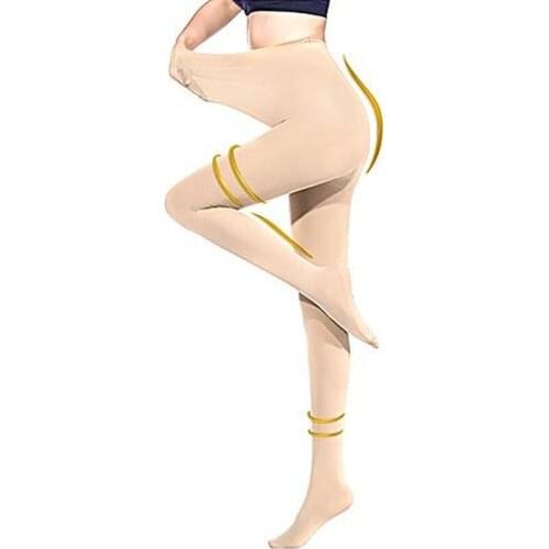 Compression Slimming Pantyhose 20-30 mmHg Closed Toe Support Gradient Travel Treatment Women Varicose Veins Swelling Edema