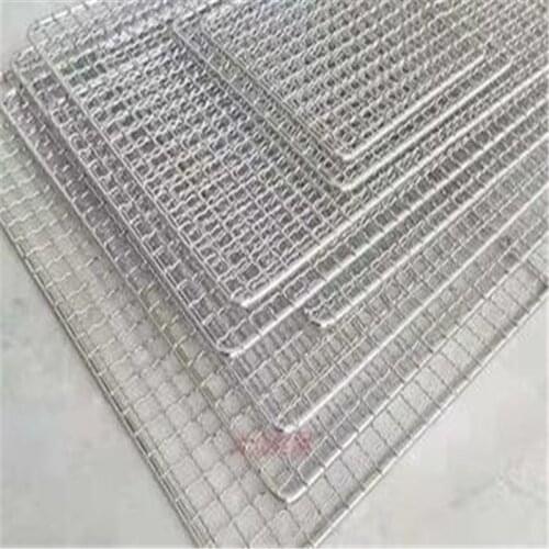 Korean Style Thicken 304 Stainless Steel Square Barbecue Wire Mesh