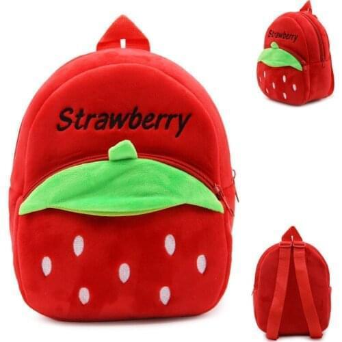 Cute cartoon anime children plush school bag backpack lightening toy backpack