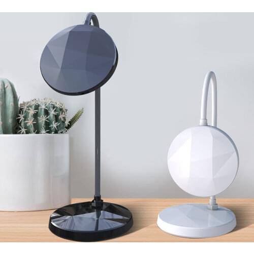 New Diamond Shape Rechargeable LED Stand Desk Lamp Modern Touch 3 Modes Dimming Gooseneck USB Charging Study Light Table Lamp