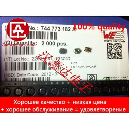 10pcs real orginal new 744773182A 820 82UH 0.42A 4532 4.5X4X3.2MM WE wire wound power inductor