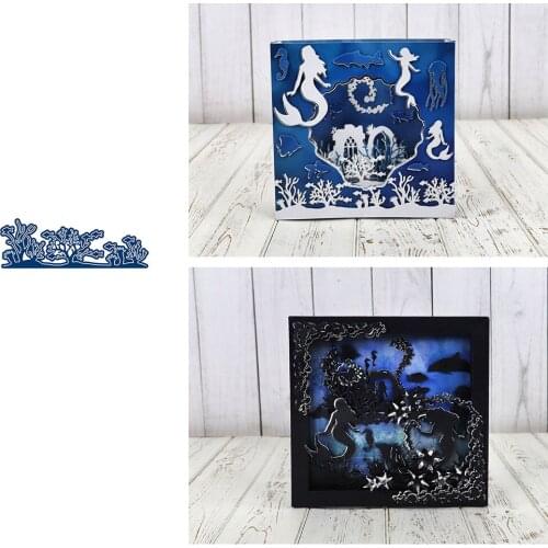 2021 New Seaweed Plants Metal Cutting Dies Scrapbook Diary Decoration Stencil Embossing Template Diy Greeting Card Albums