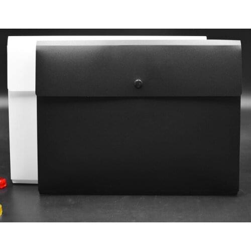 The new listing 20PC Simple Solid A4 Big Capacity Document Bag Business Briefcase File Folders Filing Products Student Gift