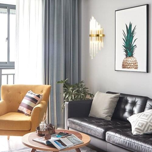 Modern LED Wall Lamp for Living Room Bedroom Bedside Lamp Background Wall Light Crystal Decoration Lamp Indoor Lighting Fixtures