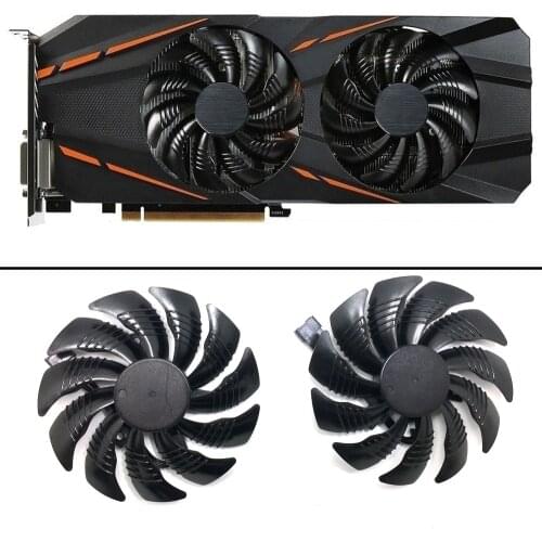 85mm T129215SU 4Pin Fan For Gigabyte GTX1060 P106 1050 1070 RX 470 480 570 580 Cards Cooling Fan