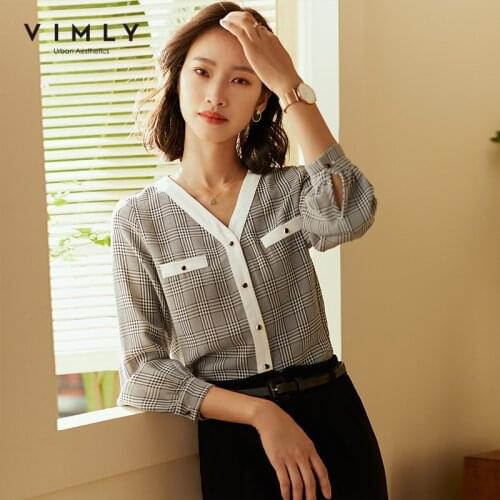 Vimly Blouses With Sleeves