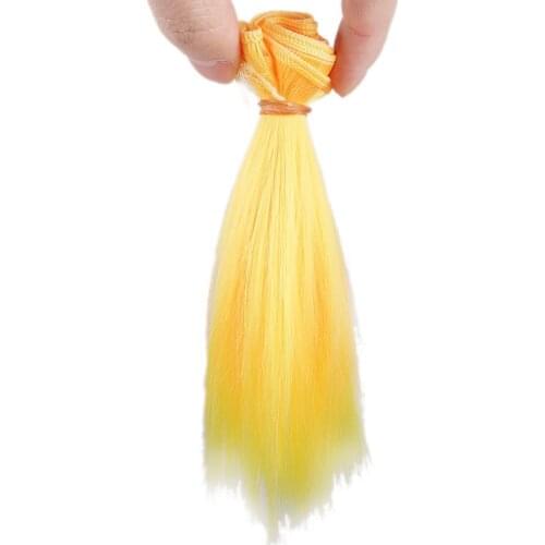 [wamami] Yellow Hair Extension/Diy Hair Wig/Hair Piece For BJD Dollfie 1p