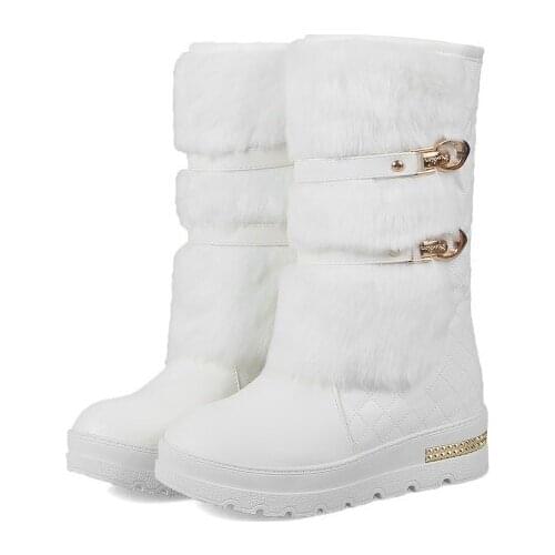 Big Size 9 10 11 12 boots women shoes ankle boots for women ladies boots Ribbed metal hydraulic drill with studded heel