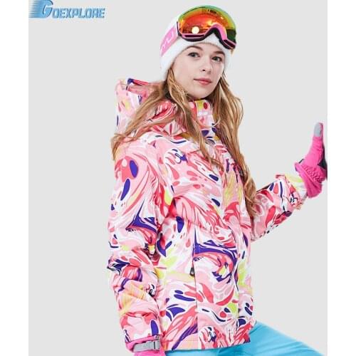 Winter Ski Jacket Female Waterproof Windproof Thicken Snowboard Jacket Snow Sport For Women Snow Jacket Girls warm Coat