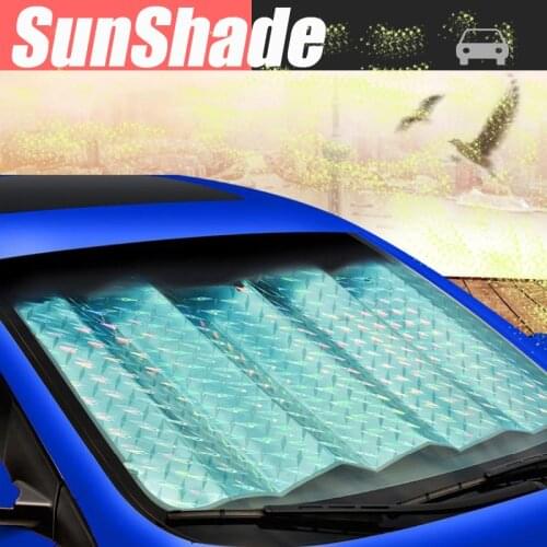 Casual Foldable Car Visor Cover Front Rear Block Window Windshield wholesale car accessories SunShade Sun Shade 1Pcs