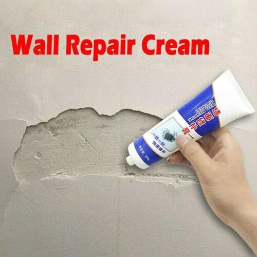 250g Wall Repair Cream White Latex Paint For Home Wall Hole Repair Waterproof Repair Crack Nail Hole Putty Powder