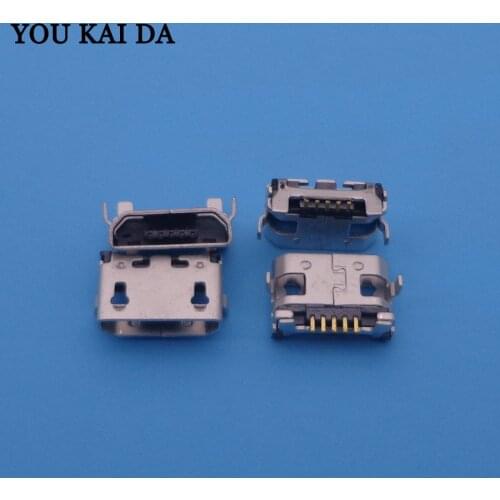 50PCS/LOT for Lenovo A788 T S930 A766 A370 S910 A3000 micro usb charge charging connector plug dock socket port