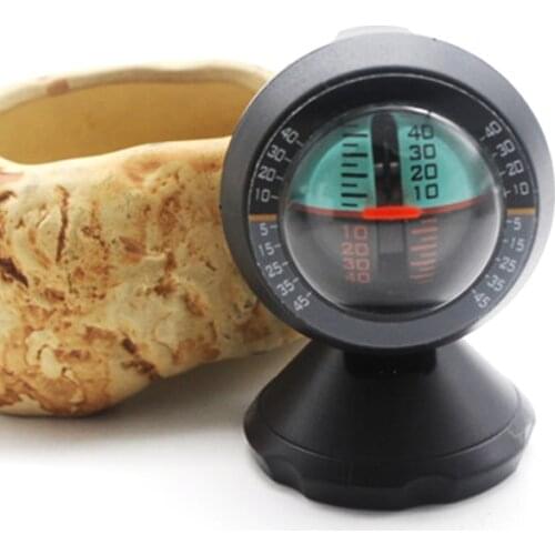 Car SUV Camp Inclinometer Slope Tilt Indicator Level Meter Slope Meter Gauge Protractor Vehicle Gradient Balancer
