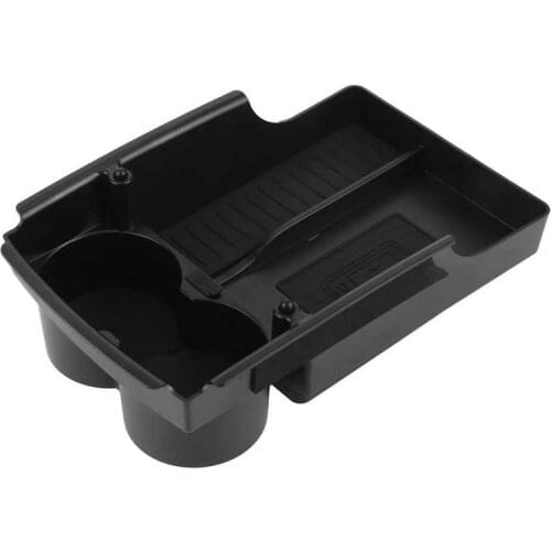 Auto alarm with auto start car accesories Wireless Phone Charger Organizer Box with Water Cup Holder Fit for Tesla Model S/X