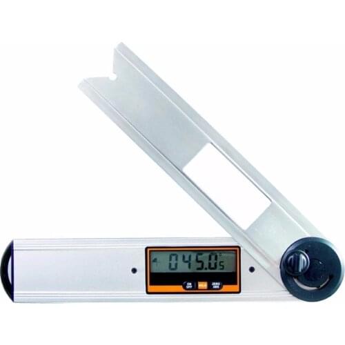 Digital Waterproof Angle Finder Gauge Protractor Meter Bubble Spirit Level 360 degree with Analog Quadrant Display