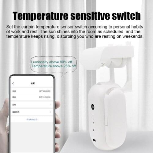 Tuya Smart Zigbee Electric Curtain Motor Auto Motorized Curtain Status Track Timing APP Remote Control for Alexa Google Home
