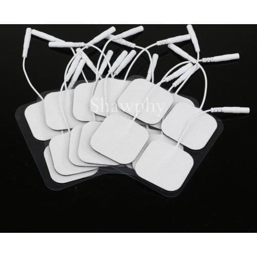 100 / 50 5x5cm Muscle Stimulator Electrode Pads Non-woven Fabric Self Adhesive Replacement Pads for Tens Digital Therapy Machine